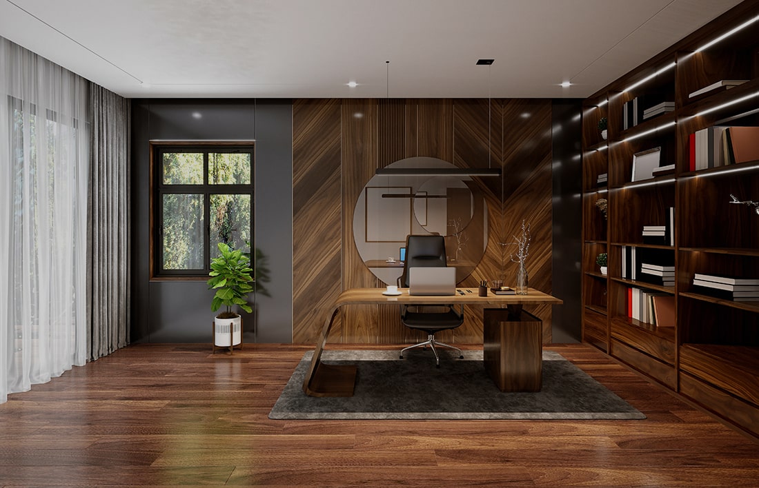 Best Masculine Office Design Ideas for 2024: Trends and Essentials for a Stylish Workspace